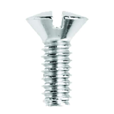 Danco Danco No. 10-24 X 1/2 in. L Slotted Oval Head Chrome-Plated Brass Faucet Handle Screw 1 pk 35639B